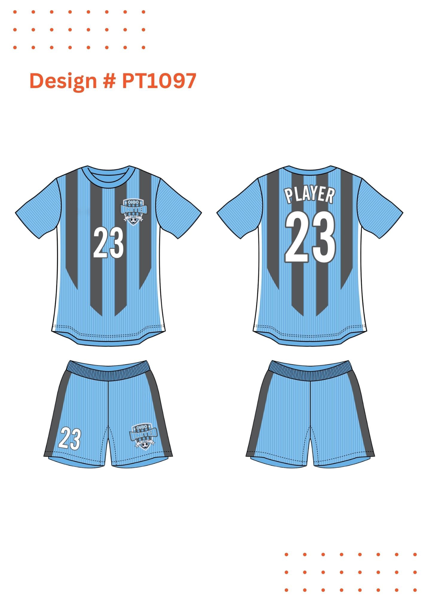 Custom Sublimated Soccer Uniform Mockups