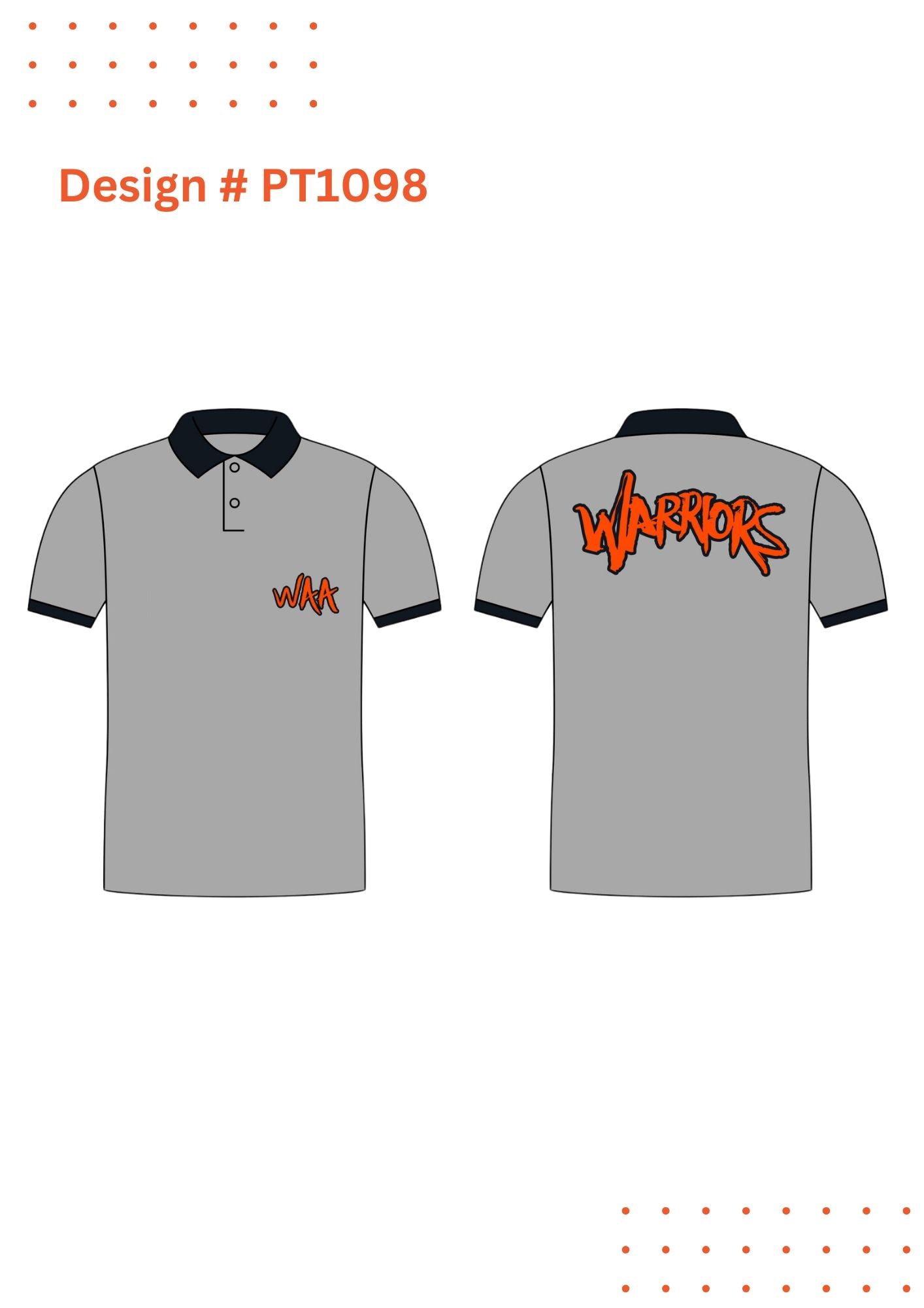 Custom Coach Polo Shirts – Mockup Design