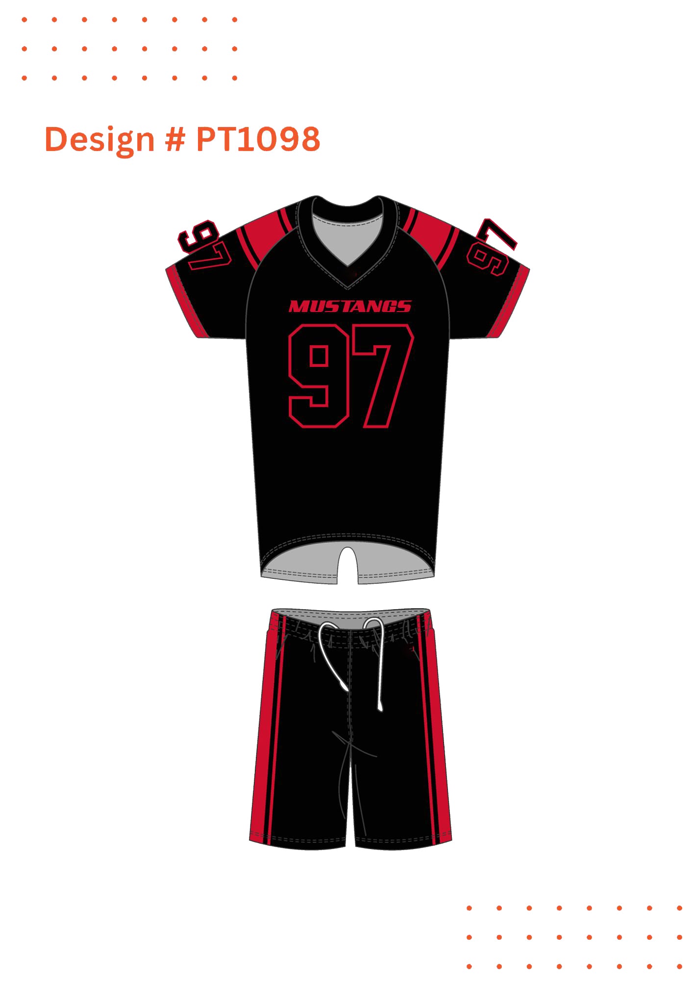 Custom Flag Football Jersey Mockups