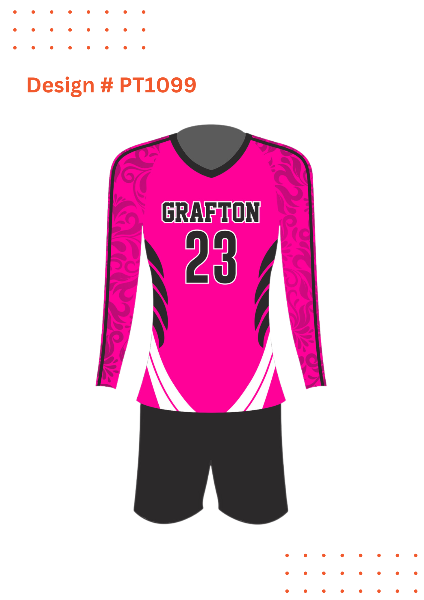 Custom Volleyball Uniform Mockups