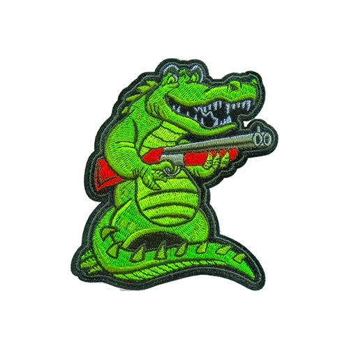 Alligator Shotgun Embroidered Patch
