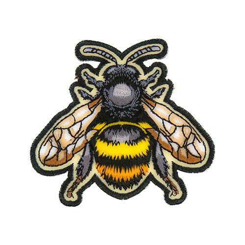 Bee Embroidered Patch