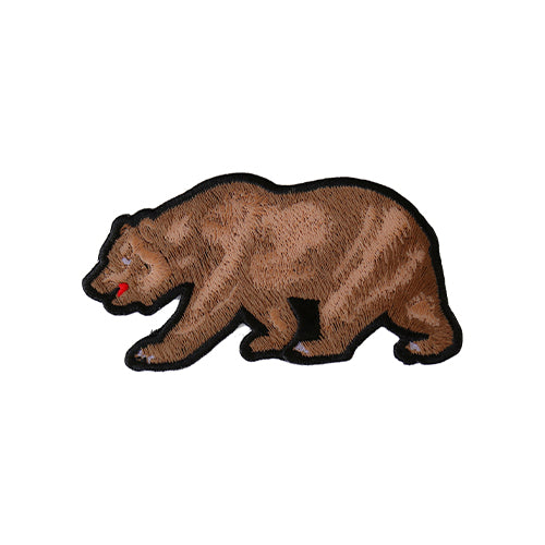 California Bear Embroidered Patch