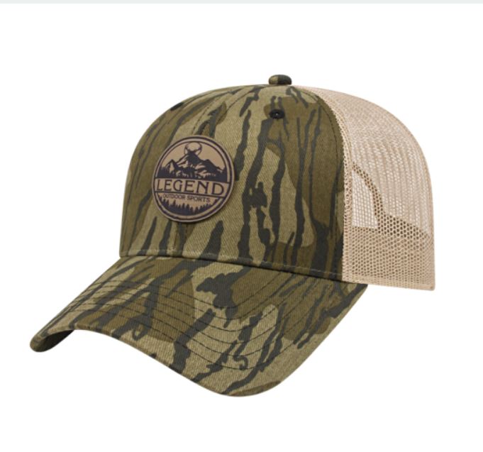 Camouflage Trucker Hat with Mesh Panel