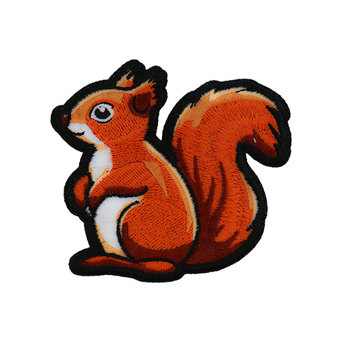 Cute Squirrel Embroidered Patch