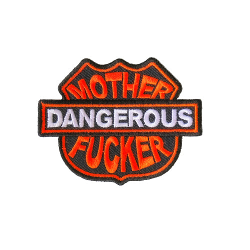 DMF Text Embroidered Patch
