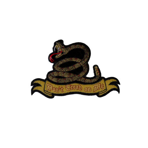 Don't Tread on Me Snake Embroidered Patch product image 1
