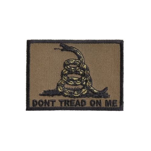 Don't Tread on Me Gadsden Flag Embroidered Patch actual product photo