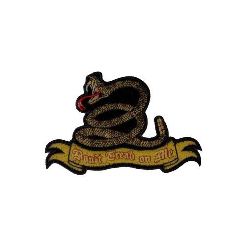 Don't Tread on Me Snake Embroidered Patch
