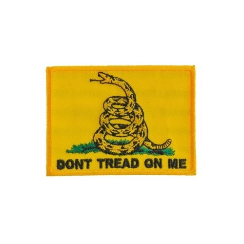 Gadsden Flag Don't Tread on Me Embroidered Patch front product view