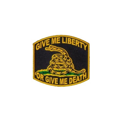 Give Me Liberty Embroidered Patch front product view