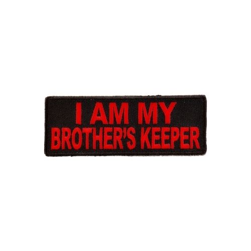 I Am My Brother's Keeper Embroidered Patch front product view