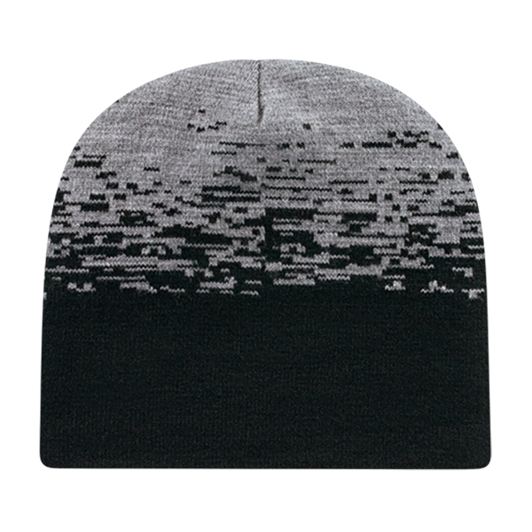 Static Pattern Knit Beanie