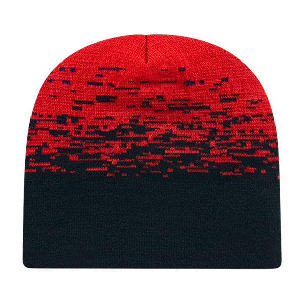 Static Pattern Knit Beanie