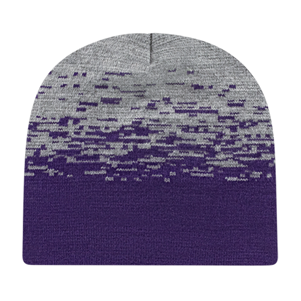 Static Pattern Knit Beanie