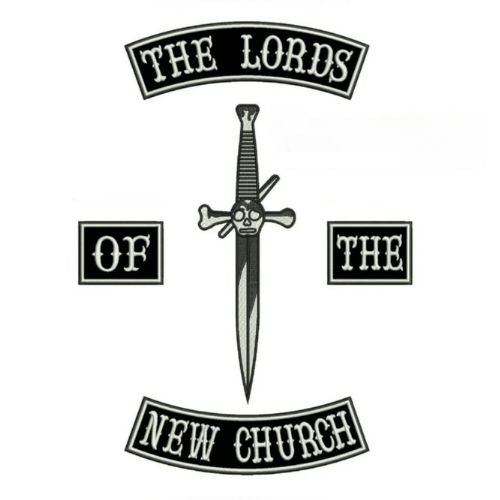 The Lords of the New Church Embroidered Patch Set – 5 Pieces, Iron-On ( 5 x 5 inche )
