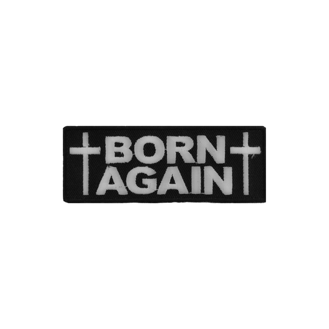 Born Again Christian Embroidered Patch product image 1