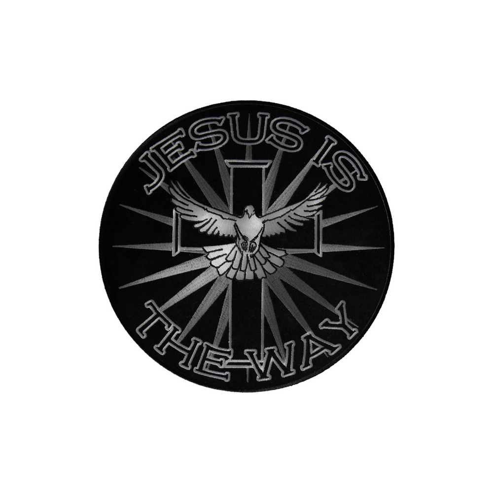 Jesus Is the Way Embroidered Patch