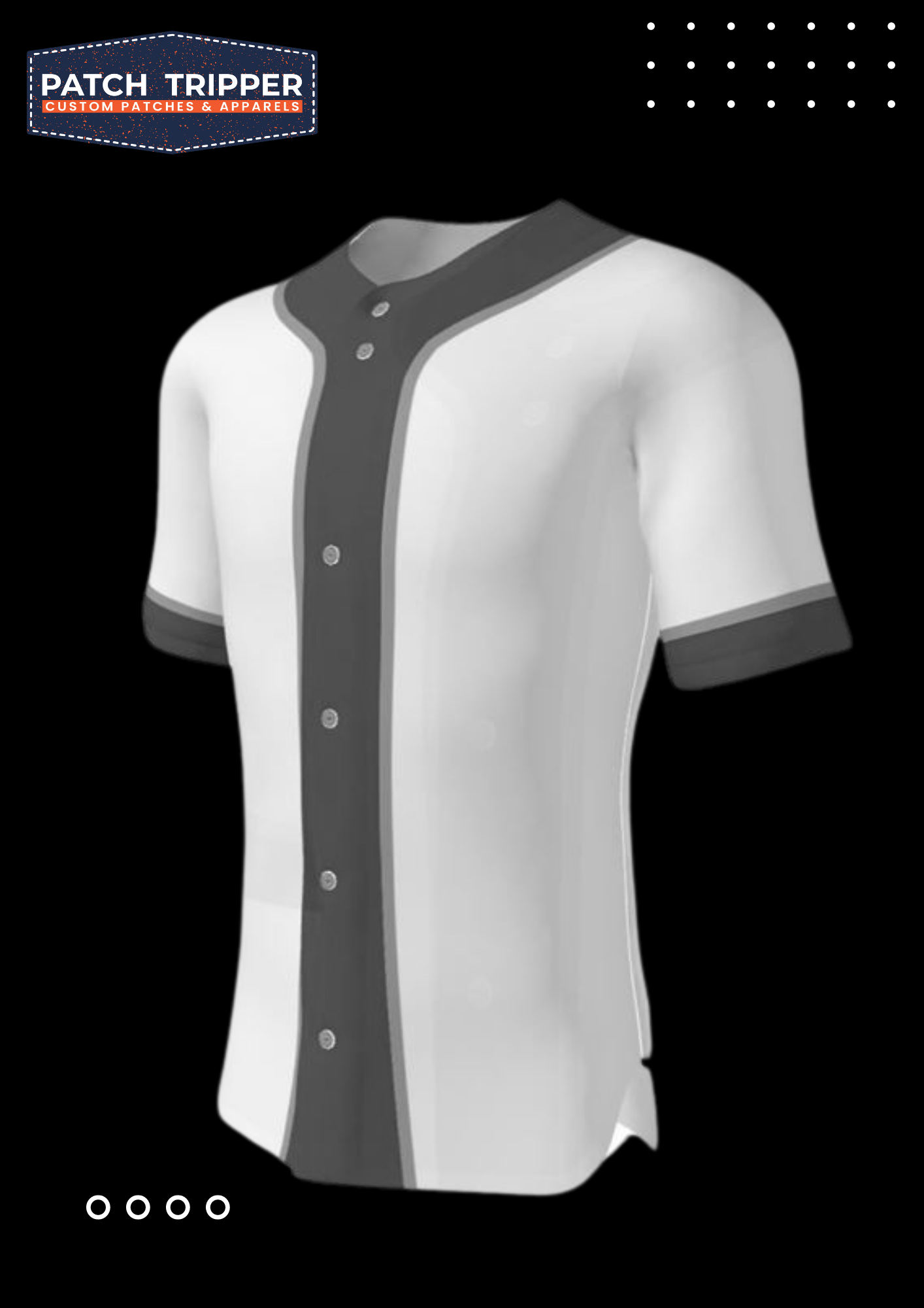 Full Button Fitted Baseball Jersey
