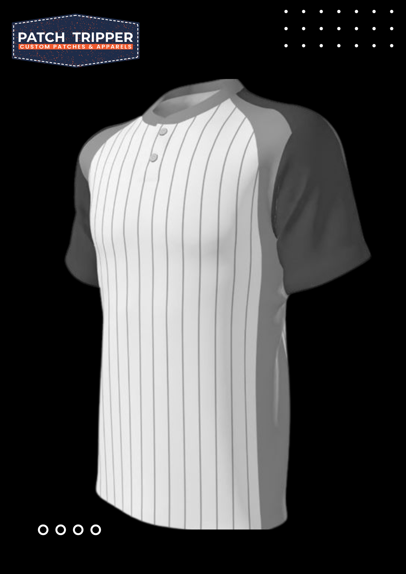 Two-Button Short Sleeve Jersey