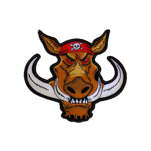 Wild Hog Embroidered Patch front product view
