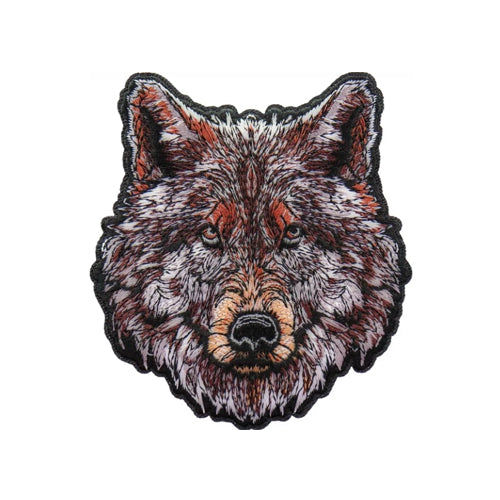 Wolf Embroidered Patch front product view