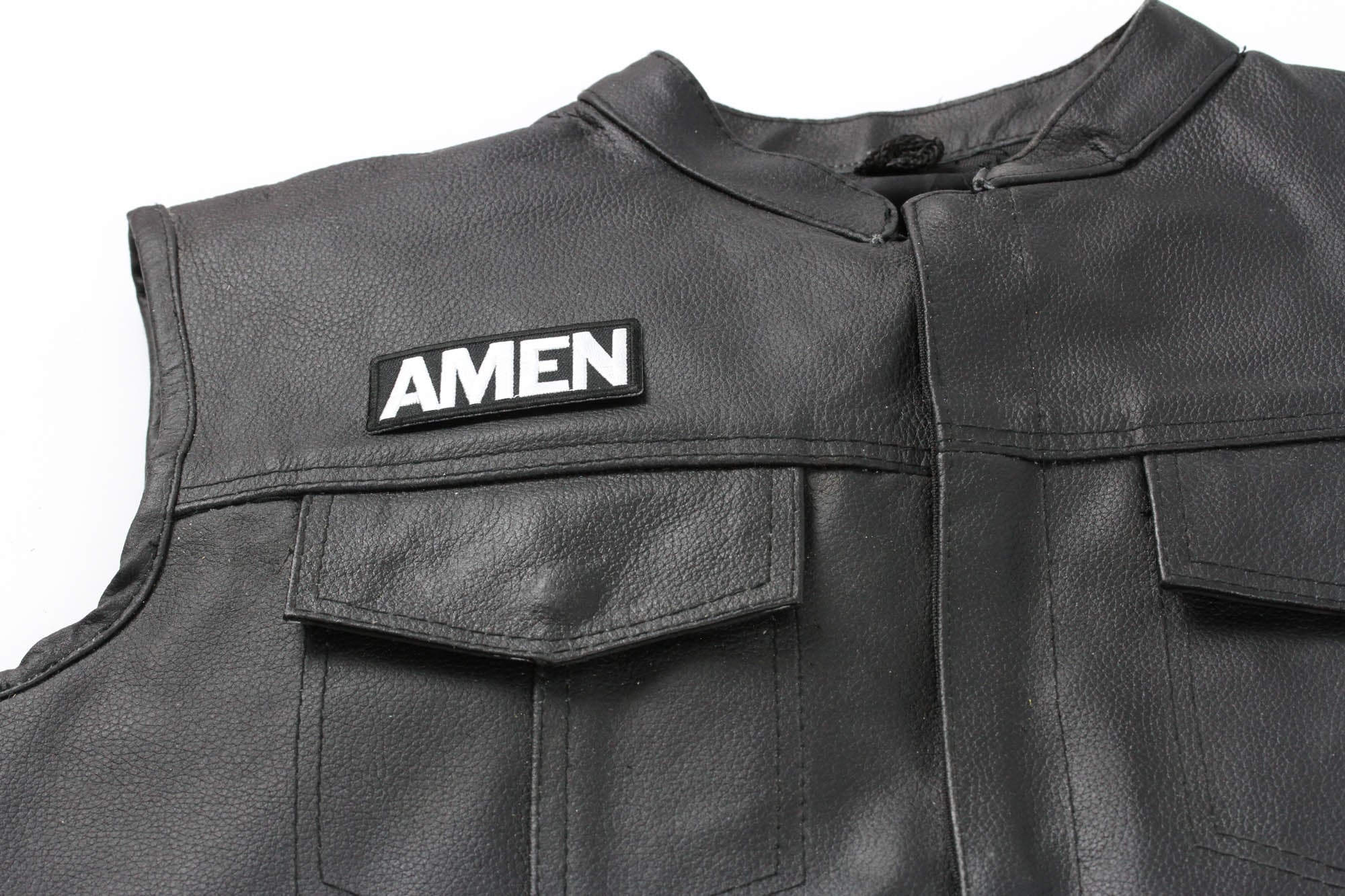 Amen Christian Patch - Bold Design for Apparel and Accessories (  3 x 2  inches )