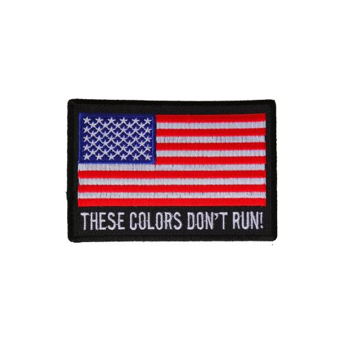 These Colors Don't Run Embroidered Patch front product view