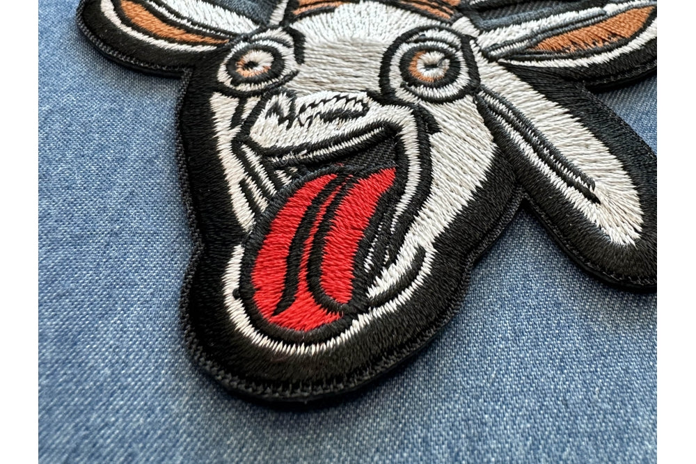 Goat Embroidered Patch alternate product view