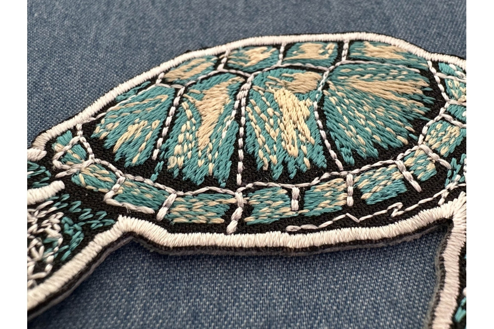 Sea Turtle Embroidered Patch alternate product view