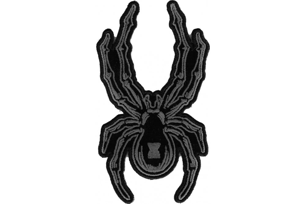 Arachnid embroidered spider patch front product view