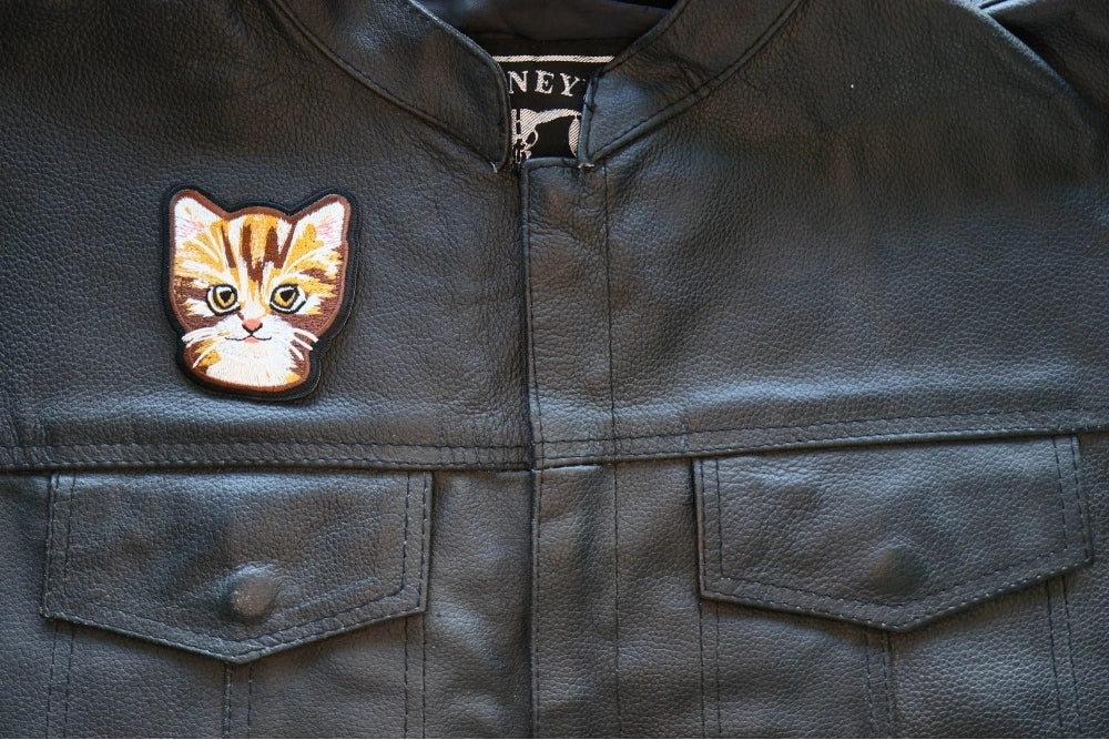 Sweet Kitty Cat Embroidered Patch alternate product view