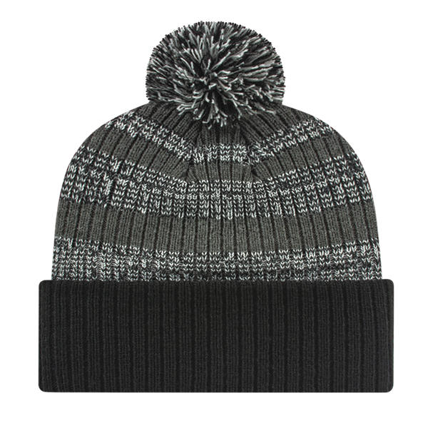 Heavy Ribbed Knit Cap with Cuff