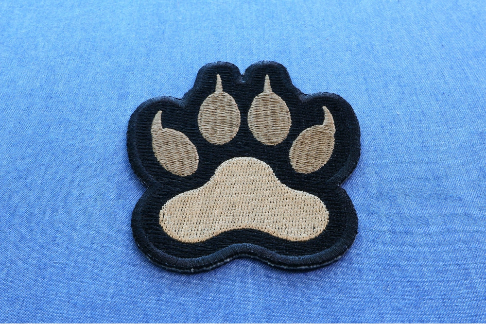 Paw Print Embroidered Patch additional product view