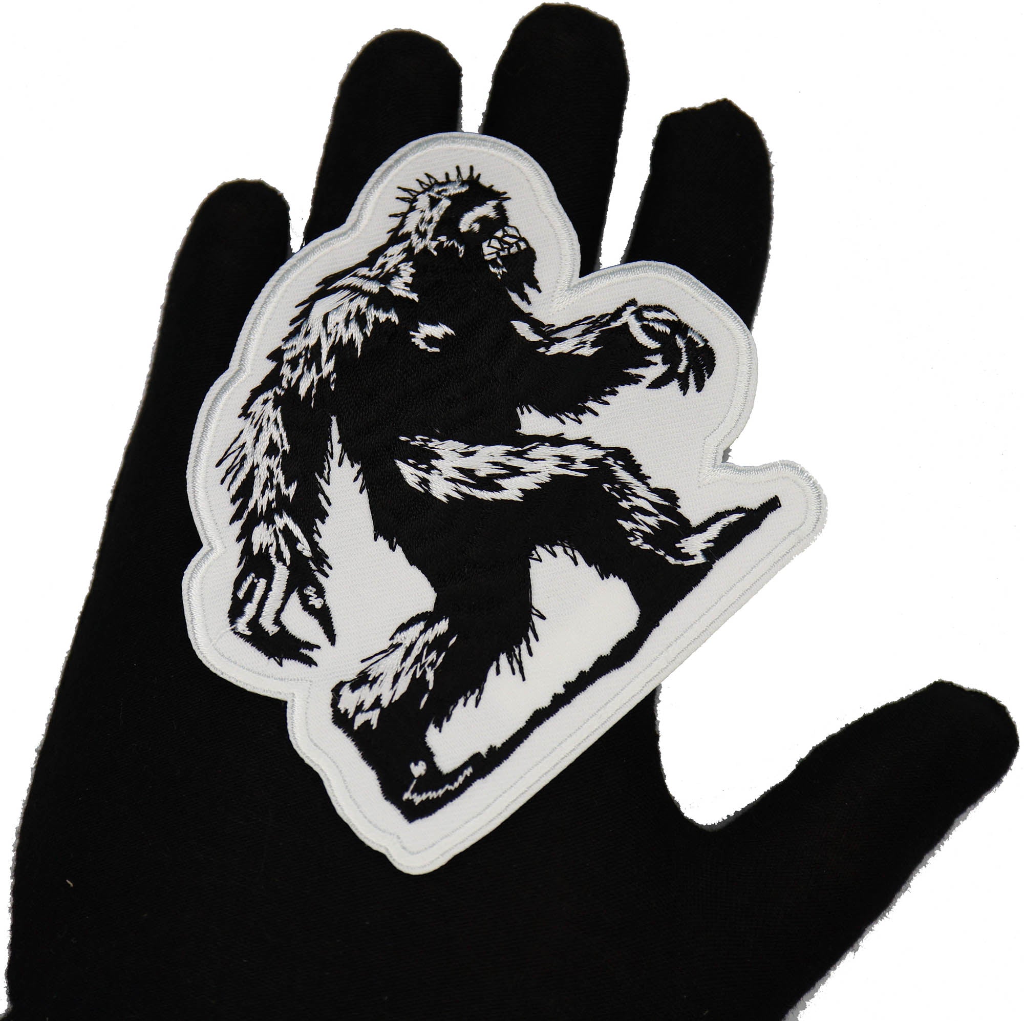 Bigfoot Patch – Unique Embroidered Patches for Jackets, Bags & Hats ( 4 x 4 inches )