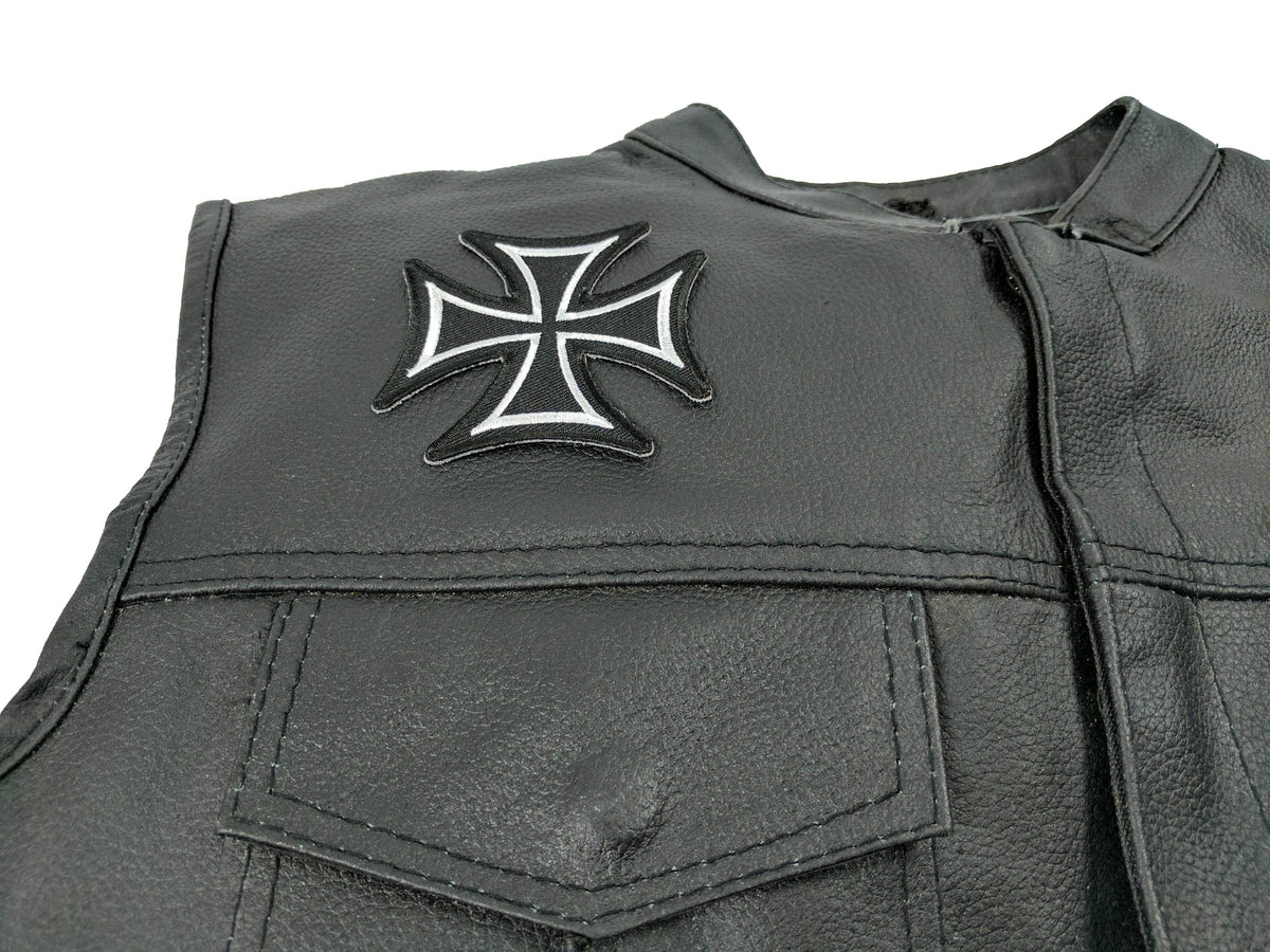 Biker Cross Embroidered Patch product image 2
