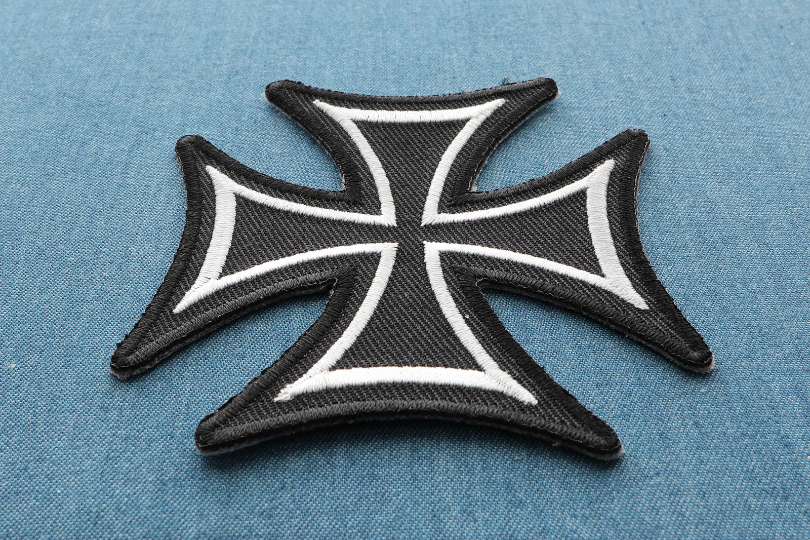 Biker Cross Embroidered Patch product image 4