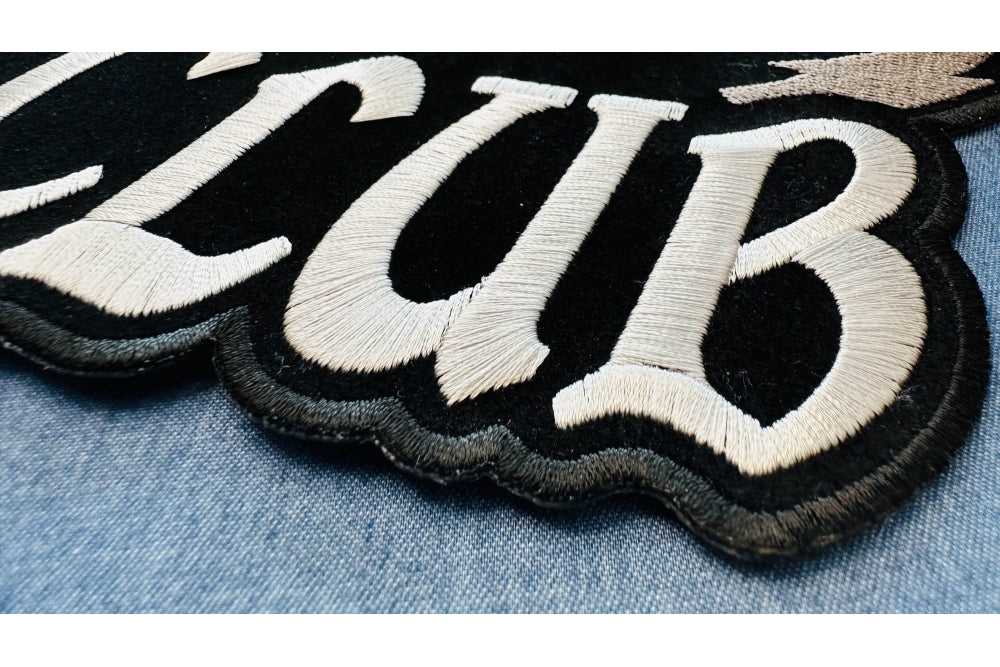 Lone Wolf No Club Large Embroidered Patch product image 6