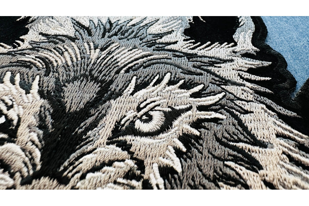 Lone Wolf No Club Large Embroidered Patch product image 7