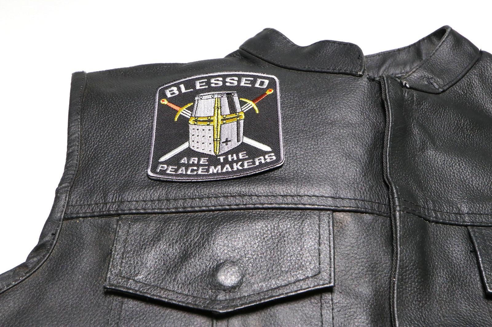 Blessed Are the Peacemakers Knight Embroidered Patch product image 4