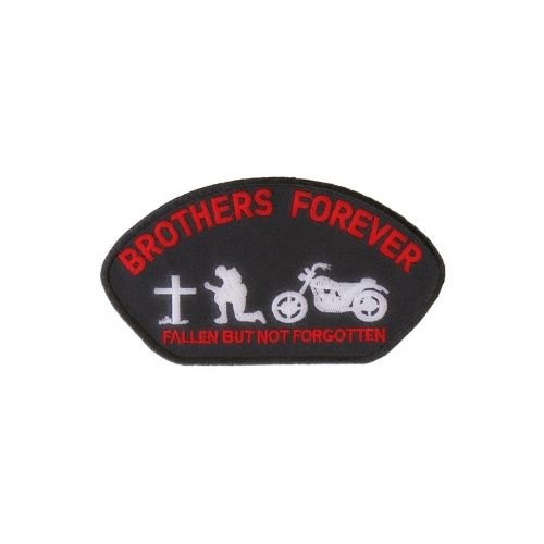 Brothers Forever Embroidered Patch front product view