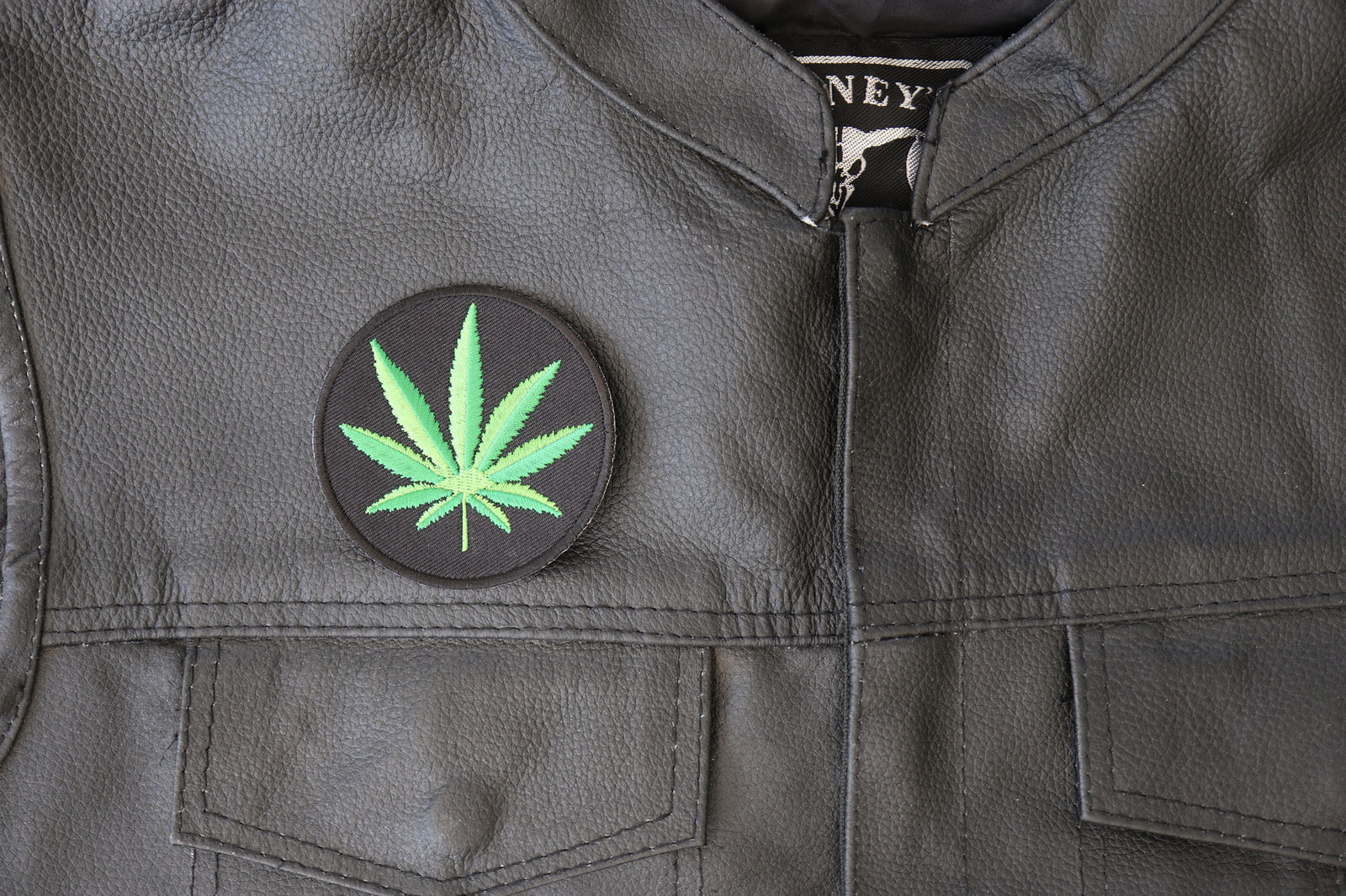 Cannabis Leaf Novelty Embroidered Patch product image 5