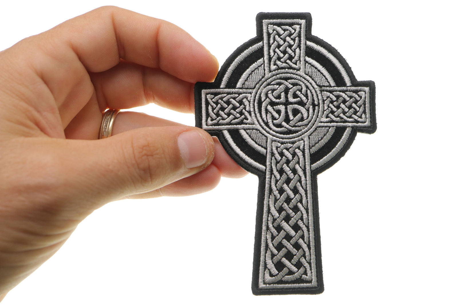 Celtic Cross Small Embroidered Patch product image 4