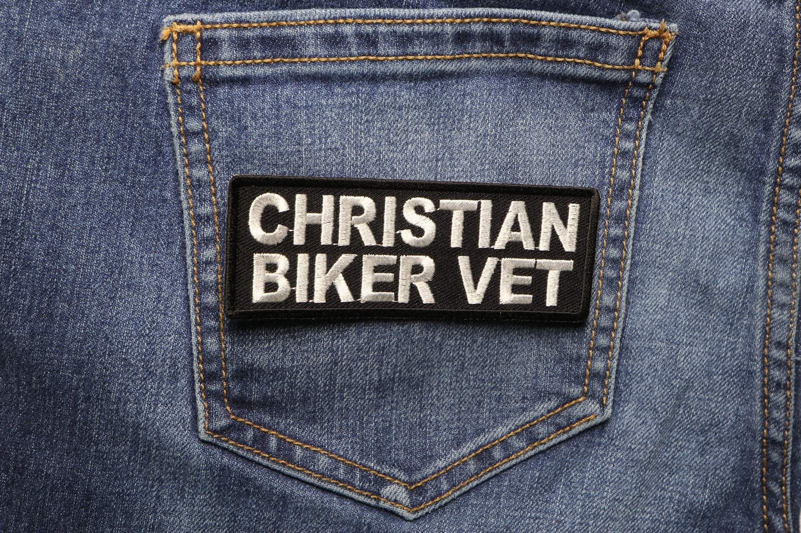 Christian Biker Faith Embroidered Patch product image 3