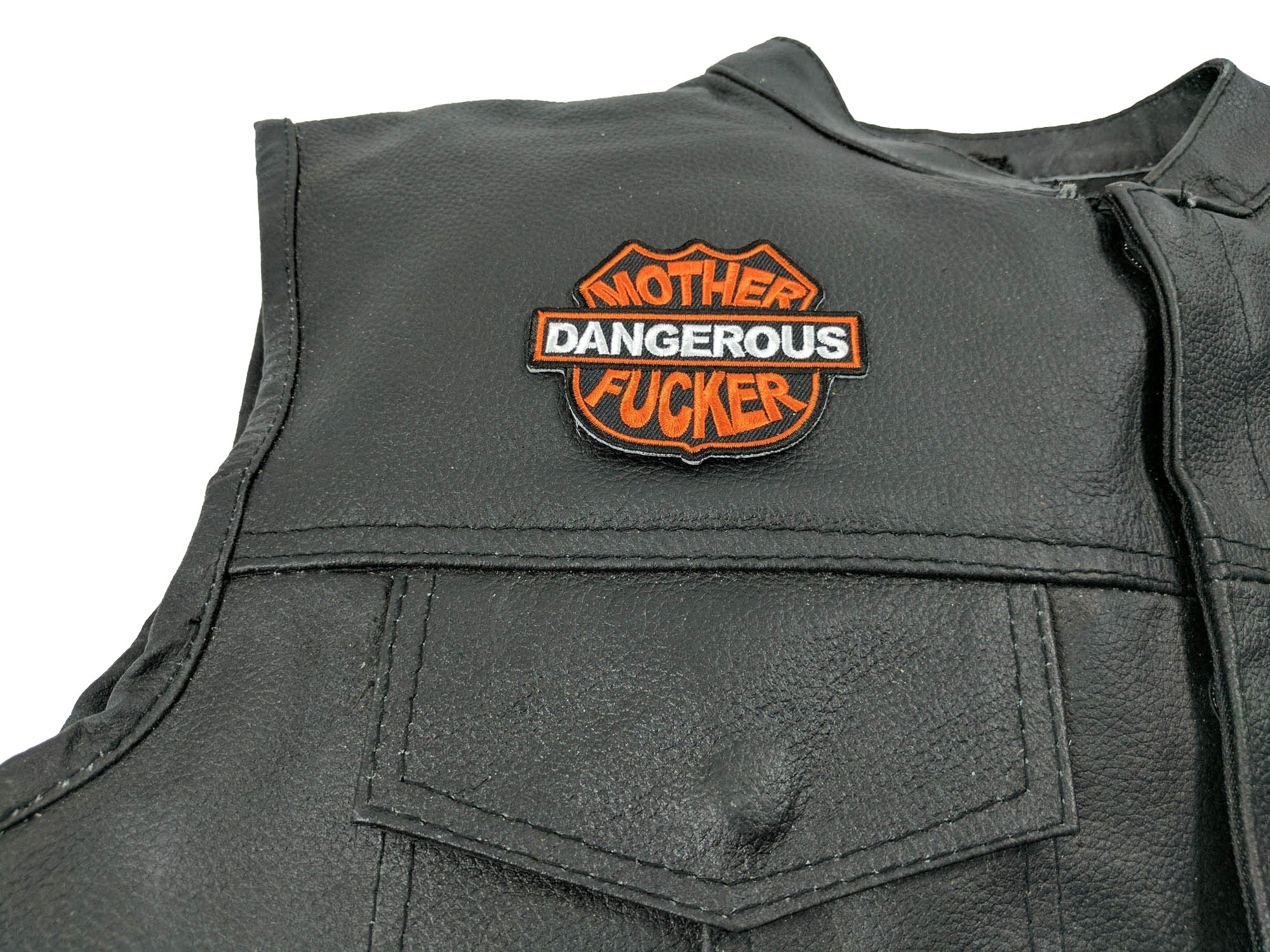 Dangerous Mother Fucker Patch – Text Only Design ( 3 x 3 inches  )