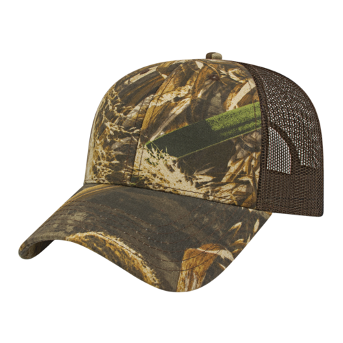 Camouflage Trucker Hat with Mesh Panel
