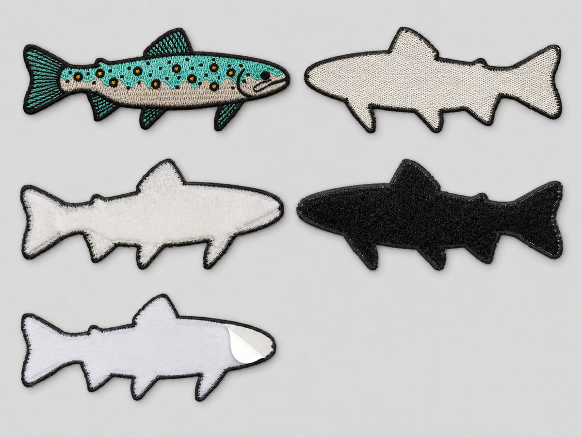 Embroidered patch backing options comparison