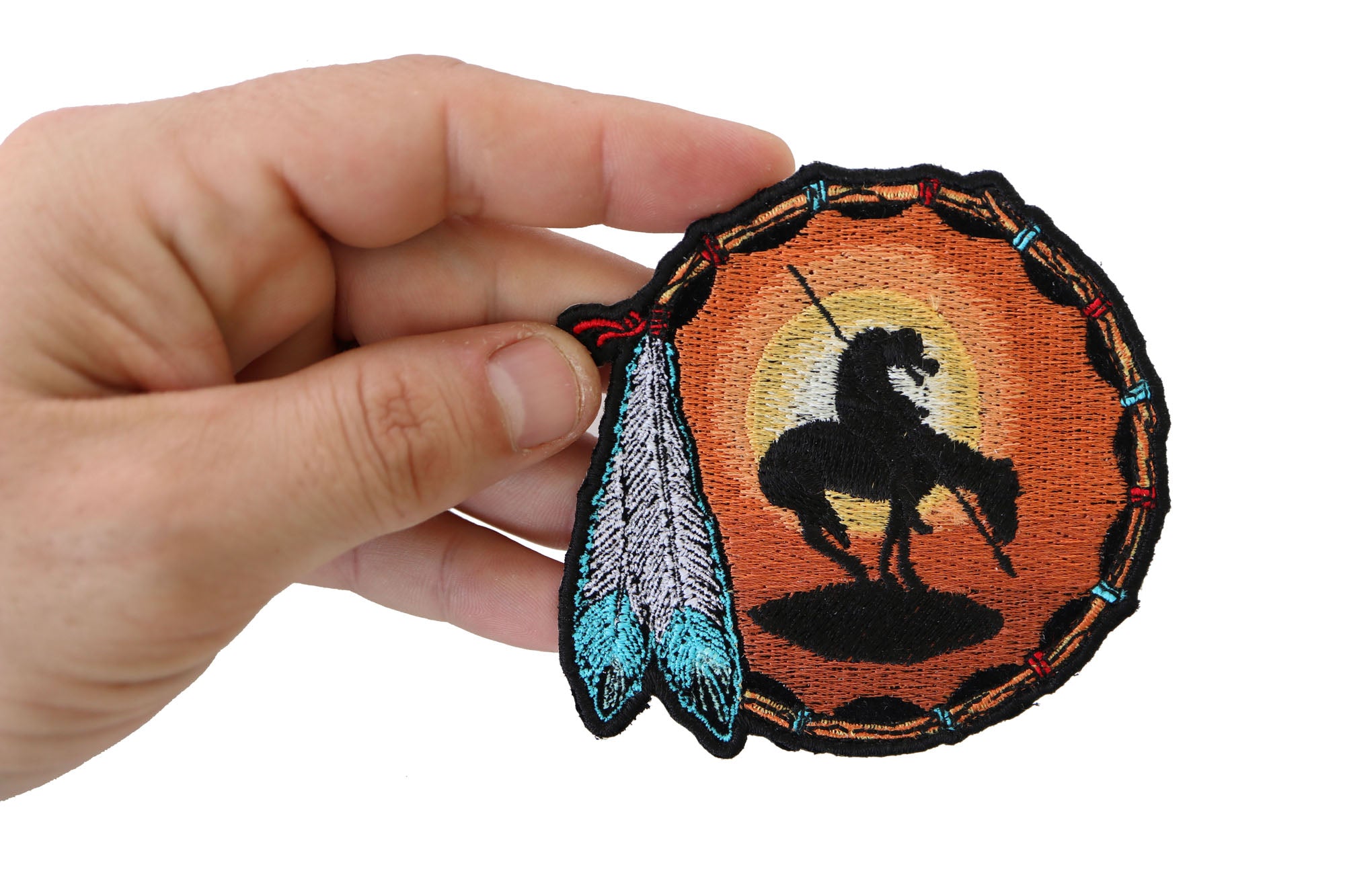 End Of The Trail Small Patch ( 3.5 x 3.5 inches )