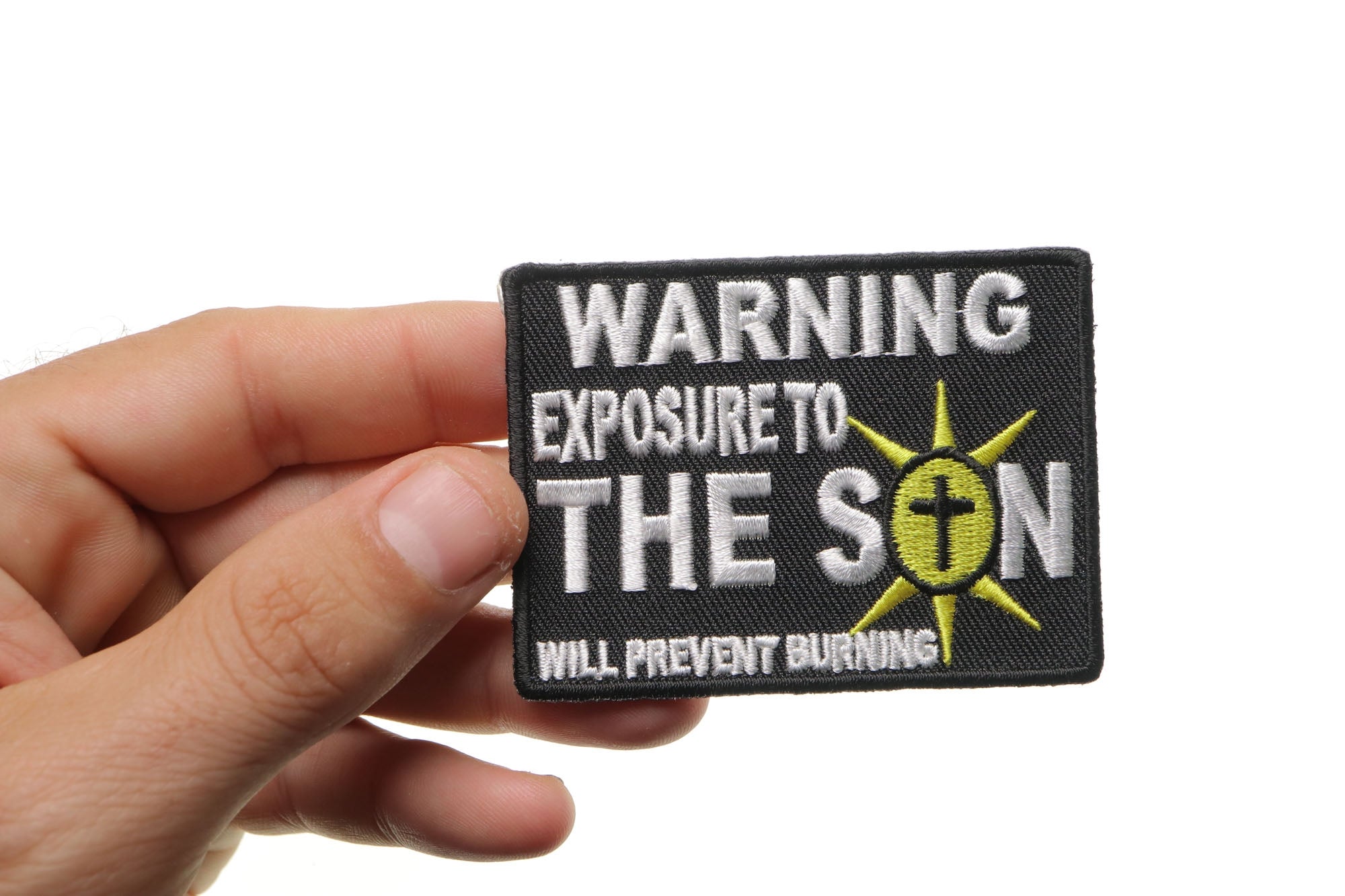 Exposure to the Son Patch - A Meaningful Christian Patch (  3x2  inches )