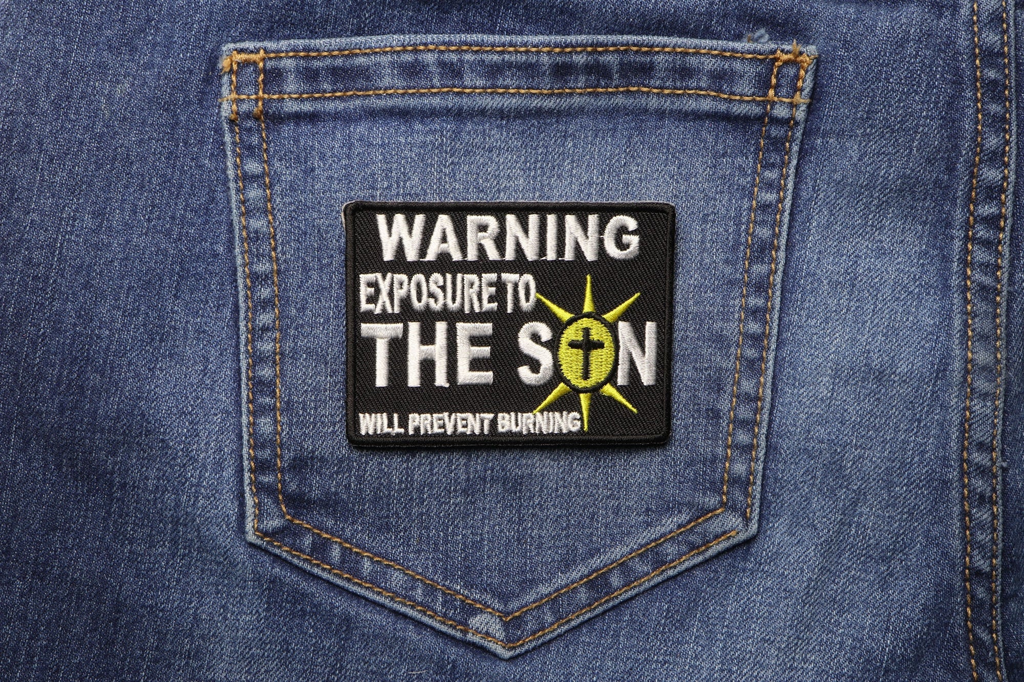 Exposure to the Son Patch - A Meaningful Christian Patch (  3x2  inches )